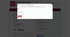 Desktop Screenshot of catholicsforamerica.org